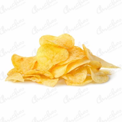 Homemade potato chips 