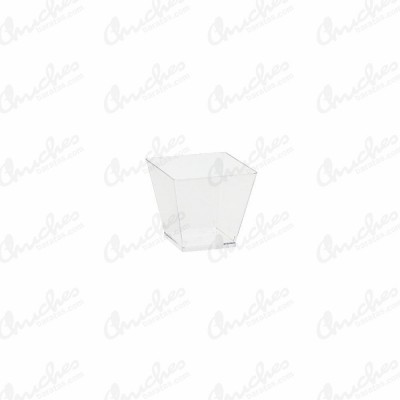Bowl forma cubo 59ml (10) transparente