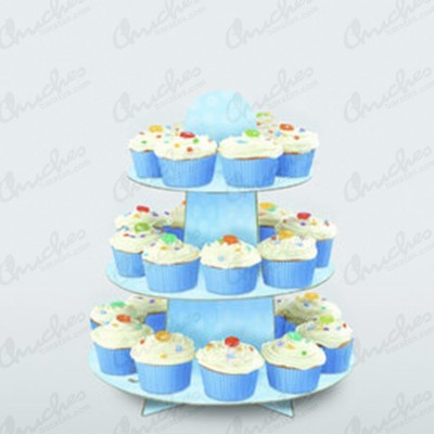 Stand Soporte para Cupcake azul