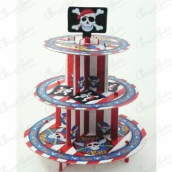 stand soporte Piratas para cup cakes