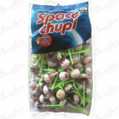 Space chupi gum intervan 100 unidades