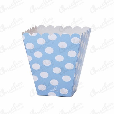 12 boxes pop Great polka dots blue