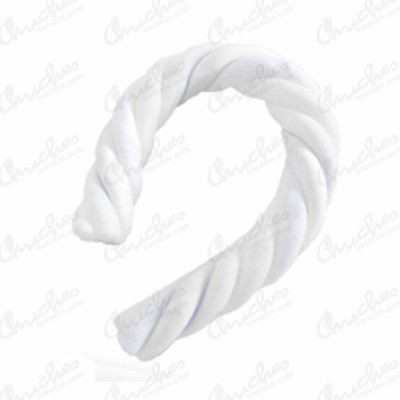 1kg Fluted clouds white 30 cm