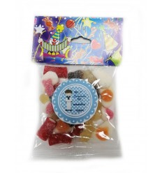 12 custom blue sweets bag