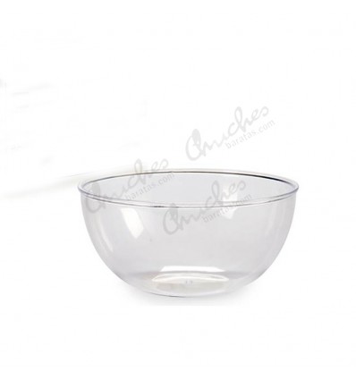 Round plastic bowl 15x15x7 cm