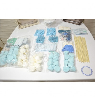 Kit table sweet blue hondas