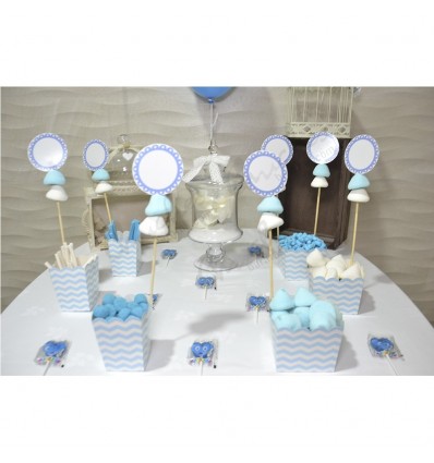 Kit mesa dulce azul hondas
