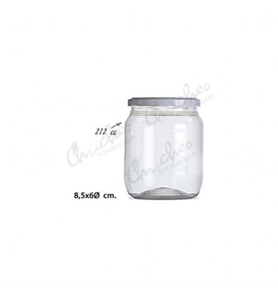 jar 212 cc pec white lid