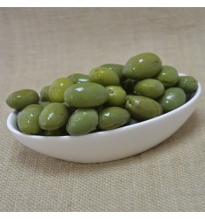 Split olive without bitterness
