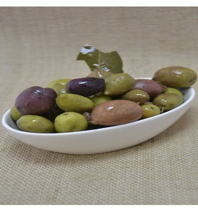 Cracked purple olives 220 g