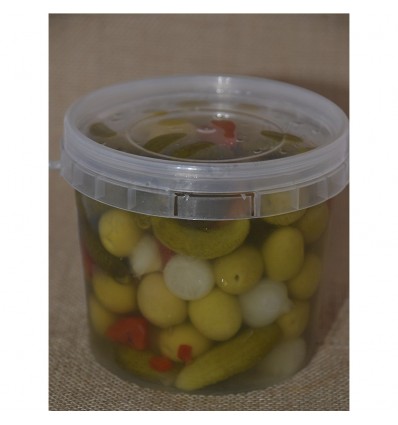 Sweet and sour pickle cocktail