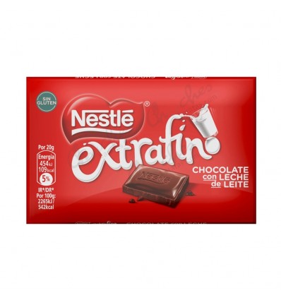 chocolatina nestle extrafino 20 g