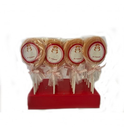 Girl communion candy lollipop 25 units
