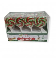 Christmas round lollipop 24 units