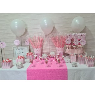 Pink sweet table communion 2021