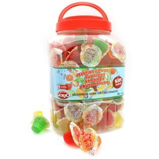 Jelly de frutas surtidas gerio 160 unidades