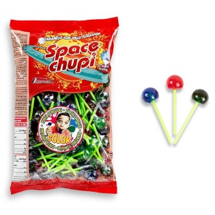 Space chupi color intervan 100 unidades